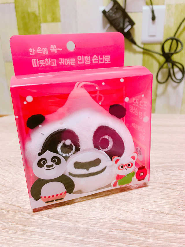 쿵푸팬더 인형 손난로 리뷰 사진
