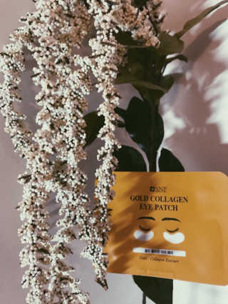 SNP Active Seal Hyalon Moist, 골드 콜라겐 눈 패치 — 5점을 준 리뷰어가 2019년 3월 올린 사용 사진