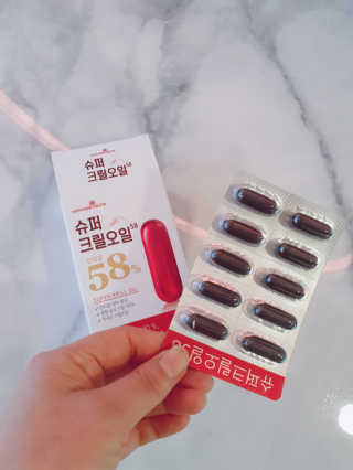 메이준뉴트리 슈퍼 크릴 오일58 1000mg x 30캡슐 — 5점을 준 리뷰어가 2020년 2월 올린 사용 사진