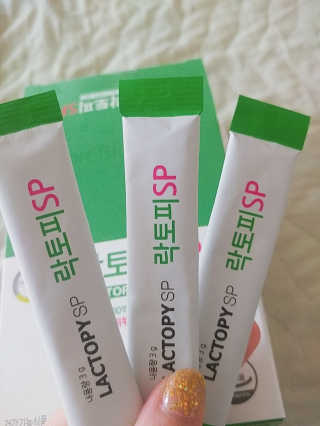 유산균하우스 [프로바이오닉]락토피SP 스틱 — 5점을 준 리뷰어가 2019년 2월 올린 사용 사진