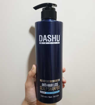다슈코리아 다슈 데일리 단백질 한방 두피 골드 샴푸 500ml — 5점을 준 리뷰어가 2019년 11월 올린 사용 사진