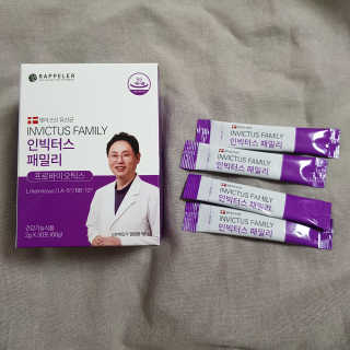 라플레 유해균을 이겨 튼튼한 장으로,  인빅터스 패밀리 — 5점을 준 리뷰어가 2019년 10월 올린 사용 사진