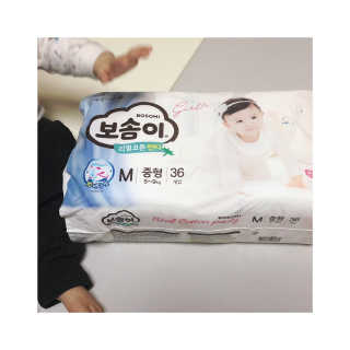 보솜이 리얼코튼 팬티형 — 5점을 준 리뷰어가 2019년 3월 올린 사용 사진