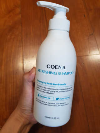 코에나샴푸 500ml — 4점을 준 리뷰어가 2019년 7월 올린 사용 사진