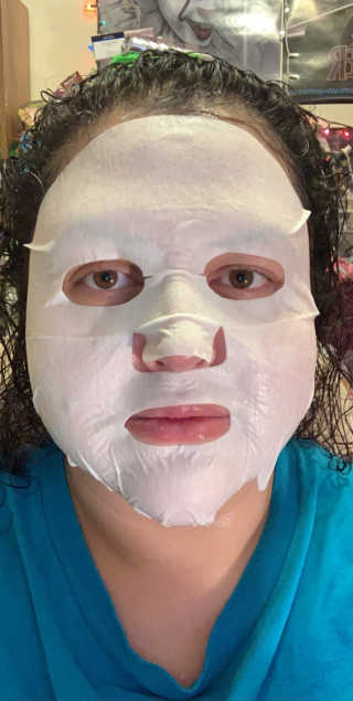 Pearl Collagen Velvet Mask 1 BOX by YVESOM — 5점을 준 리뷰어가 2019년 2월 올린 사용 사진