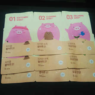 미팩토리 3단 돼지코팩 3매입 X 2 — 3.83점을 준 리뷰어가 2018년 9월 올린 사용 사진
