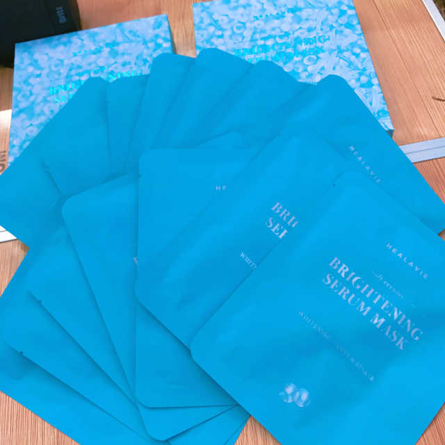 브라이트닝 세럼 마스크 1set 리뷰 사진