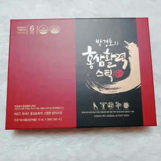 메이준뉴트리 박경호의 홍삼활력스틱 10ml x 30포 — 5점을 준 리뷰어가 2020년 2월 올린 사용 사진