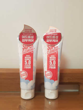 미팩토리 슈퍼 마이크로 버블 5.0 클렌징 폼 X 2EA — 4점을 준 리뷰어가 2019년 6월 올린 사용 사진