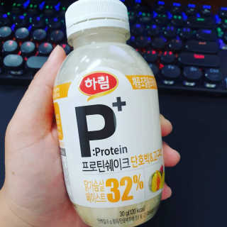 하림 P+ 닭가슴살 프로틴 쉐이크 — 5점을 준 리뷰어가 2019년 6월 올린 사용 사진