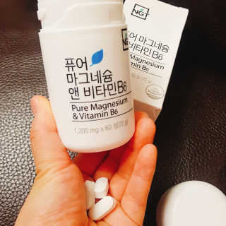 네츄럴굿띵스 퓨어 마그네슘 앤 비타민B6 30일분 — 5점을 준 리뷰어가 2018년 5월 올린 사용 사진