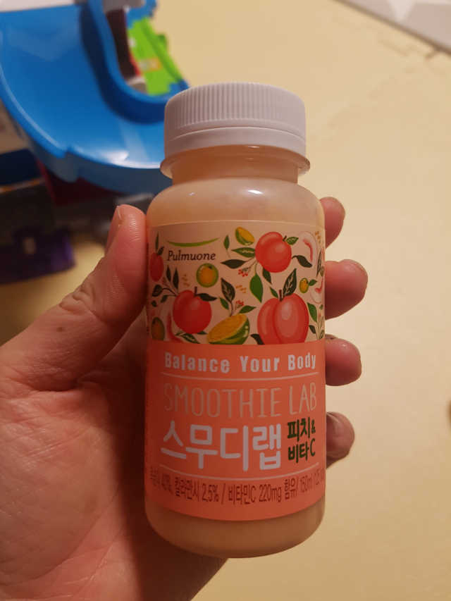 스무디랩 피치&비타 리뷰 사진