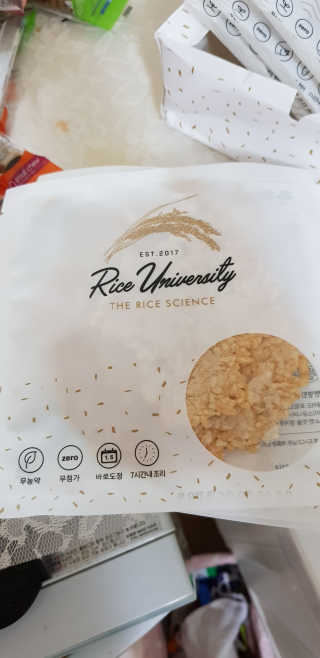 Rice University RU 생생현미 누룽지칩 — 4.83점을 준 리뷰어가 2018년 7월 올린 사용 사진