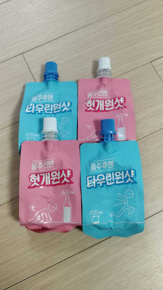 천호식품 숙취해서 헛개원샷, 타우린원샷 술푼너에게 — 5점을 준 리뷰어가 2017년 12월 올린 사용 사진