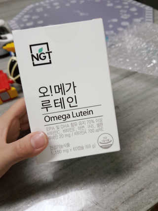 네츄럴굿띵스 오!메가루테인 60일분 — 5점을 준 리뷰어가 2019년 9월 올린 사용 사진