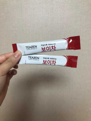 티젠 보이차 + 마이보틀 세트 — 5점을 준 리뷰어가 2018년 6월 올린 사용 사진