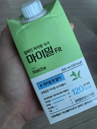낫띵베럴 잘빠진 저지방 식사 마이밀Fit 말차 6팩 — 5점을 준 리뷰어가 2019년 7월 올린 사용 사진