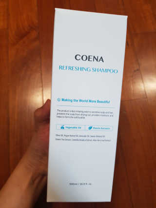 코에나샴푸 500ml — 4점을 준 리뷰어가 2019년 7월 올린 사용 사진