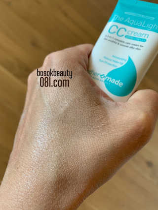 마더메이드 더 아쿠아라이트 CC크림 SPF50+ PA+++ — 5점을 준 리뷰어가 2019년 6월 올린 사용 사진