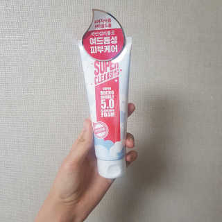 미팩토리 슈퍼 마이크로 버블 5.0 클렌징 폼 X 2EA — 2.5점을 준 리뷰어가 2019년 5월 올린 사용 사진