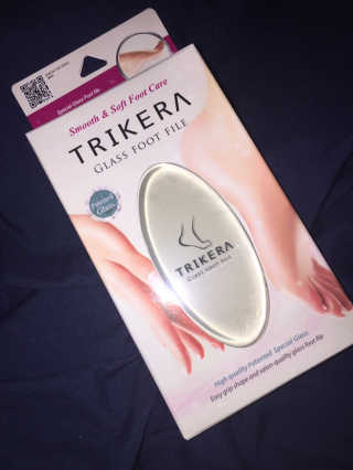 TRIKERA – 피부에 흠집이없는 발 스크럽 제품 — 4점을 준 리뷰어가 2019년 12월 올린 사용 사진