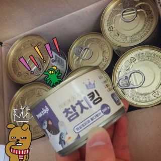 동원 참치킹 고양이 캔 12개입 — 5점을 준 리뷰어가 2018년 10월 올린 사용 사진