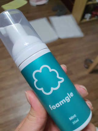 폼글 I foamgle [폼글] 거품가글 50ml 3종 - 민트, 라벤더, 라즈베리 — 5점을 준 리뷰어가 2019년 10월 올린 사용 사진