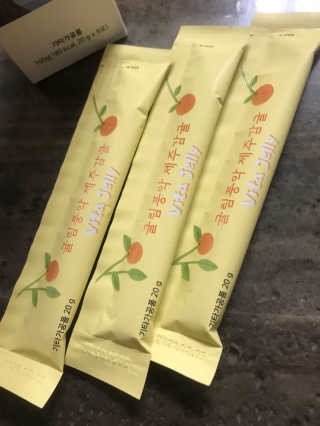 광희생활건강 귤림풍악 제주감귤 비타젤리 — 5점을 준 리뷰어가 2019년 12월 올린 사용 사진