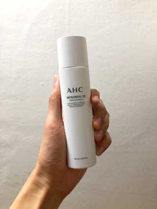 AHC 에이 에이치 씨 미니멀 10 워터리 에센스 — 3.5점을 준 리뷰어가 2018년 12월 올린 사용 사진