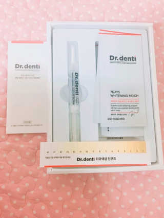 Dr.denti 닥터덴티 치아미백 7days 화이트닝 프로그램 — 5점을 준 리뷰어가 2016년 11월 올린 사용 사진