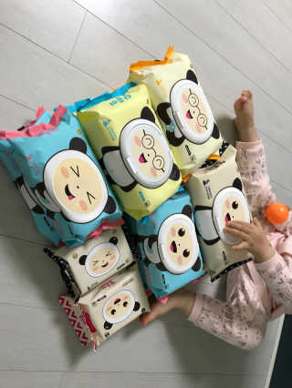 달곰이 물티슈 — 4.5점을 준 리뷰어가 2018년 5월 올린 사용 사진