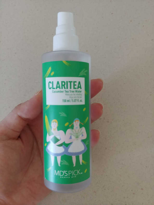 엠디스픽 클레리티 큐컴버 티트리 워터 리뷰 사진