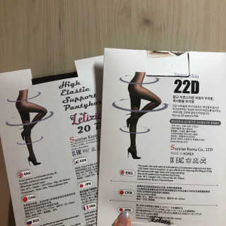 레티지아 수퍼스림 압박스타킹 20D + 22D 세트 — 4.17점을 준 리뷰어가 2018년 5월 올린 사용 사진