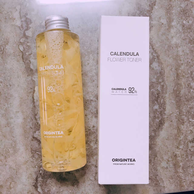 오리진티 리얼 플라워 카렌듈라 꽃잎토너 200ml 리뷰 사진
