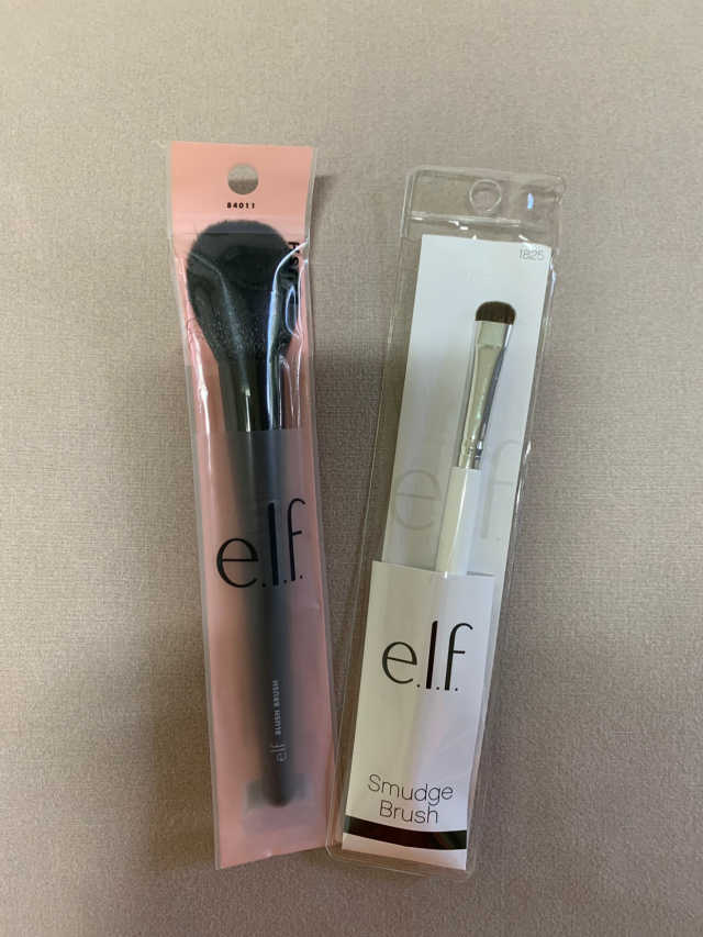 엘프 블러쉬 브러쉬, 스머지 브러쉬 2종 리뷰 사진