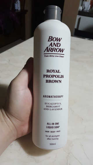 보우앤애로우 아로마테라피 올인원 리퀴드 솝 - 브라운  500ml — 5점을 준 리뷰어가 2019년 12월 올린 사용 사진