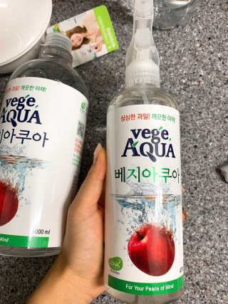 베지아쿠아 475ml + 리필 1000ml 1Set — 5점을 준 리뷰어가 2019년 7월 올린 사용 사진