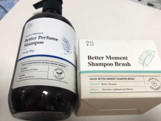 달리프 베러 퍼퓸 샴푸 1000ml 레이니데이 or 일랑로즈 — 5점을 준 리뷰어가 2020년 2월 올린 사용 사진