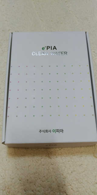 이피아 유해화학물질 없는 알칼리전해수 세정제 클린워터 — 4점을 준 리뷰어가 2018년 1월 올린 사용 사진