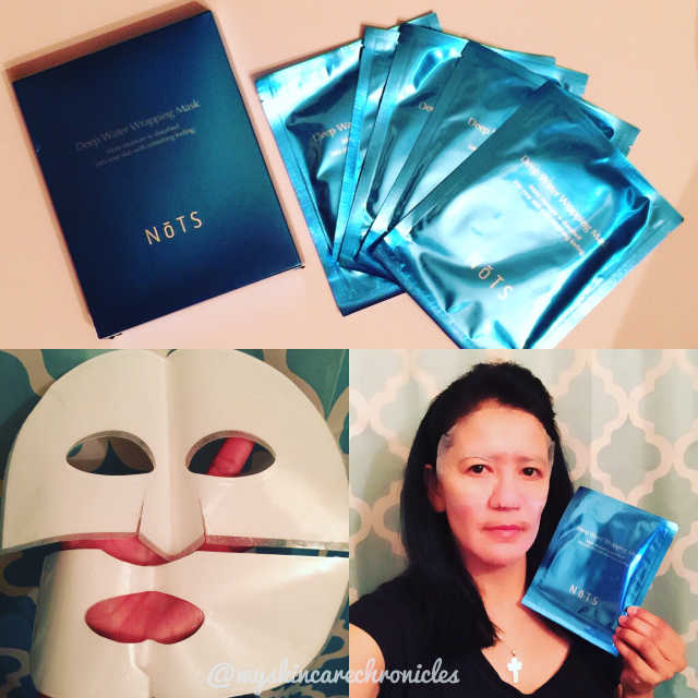 낫츠 딥 워터 랩핑 마스크 리뷰 사진