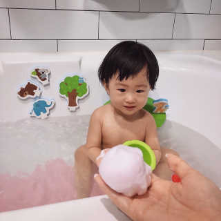 꼬모조이 탱글탱글 구름 콩순이 버블바스 — 3점을 준 리뷰어가 2019년 11월 올린 사용 사진
