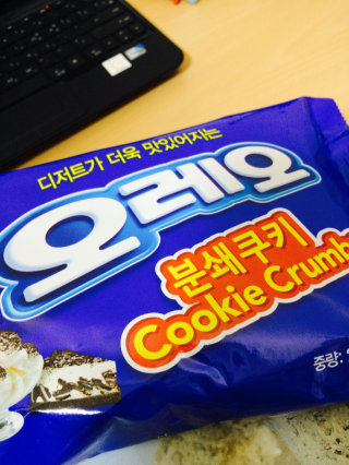 오레오 분쇄쿠키 — 3.5점을 준 리뷰어가 2016년 9월 올린 사용 사진