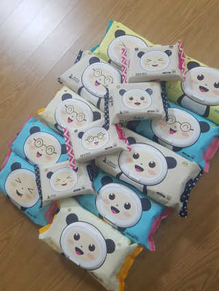 달곰이 물티슈 — 5점을 준 리뷰어가 2018년 2월 올린 사용 사진
