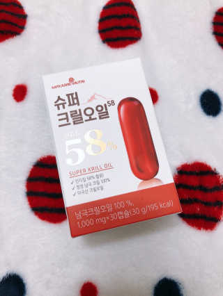 메이준뉴트리 슈퍼 크릴 오일58 1000mg x 30캡슐 — 4점을 준 리뷰어가 2020년 2월 올린 사용 사진