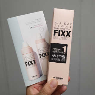 쏘내추럴 올데이 메이크업 픽서 — 5점을 준 리뷰어가 2019년 7월 올린 사용 사진