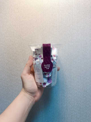 야시엔코 앰플수면팩 퍼플 — 5점을 준 리뷰어가 2019년 2월 올린 사용 사진