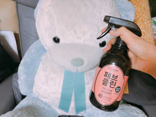 더블유드레스룸 페브클린 500ml — 5점을 준 리뷰어가 2018년 8월 올린 사용 사진