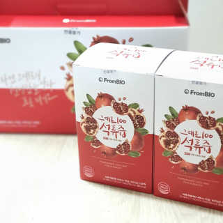 프롬바이오 오직 석류만 [그대로100 석류즙] 하루 1포로 건강하게 — 5점을 준 리뷰어가 2020년 3월 올린 사용 사진