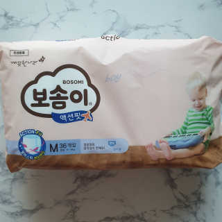 보솜이 액션핏 팬티형 — 5점을 준 리뷰어가 2019년 3월 올린 사용 사진
