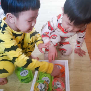 데르뜨 떠먹는 과일 3종, 짜먹는 과일 2종 총 10개 체험 — 5점을 준 리뷰어가 2020년 3월 올린 사용 사진